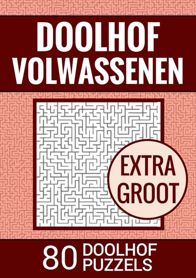 Afbeelding van Boek Cadeau - Puzzelboek voor Ouderen, Slechtzienden, Senioren, Oma, Opa - Doolhof voor Volwassenen - Extra Groot, Type XL/XXL