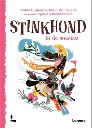 Afbeeldingen van Stinkhond Stinkhond in de sneeuw