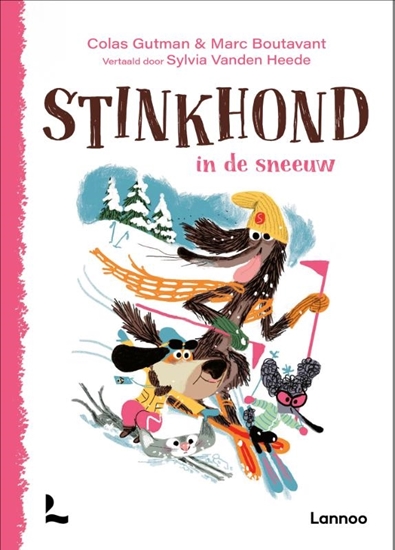Afbeelding van Stinkhond Stinkhond in de sneeuw