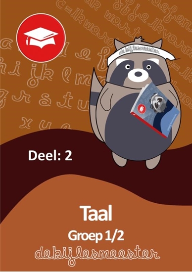 Afbeelding van Oefenboeken De Bijlesmeester Taal deel 2 groep 1/2