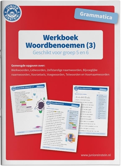 Afbeelding van Werkboek Woordbenoemen Grammatica deel 3 Groep 5 en 6