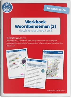 Afbeeldingen van Werkboek woordbenoemen Grammatica deel 3 Groep 7 en 8
