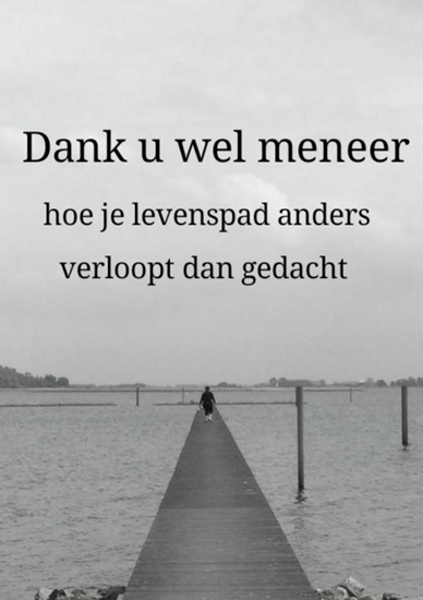 Afbeelding van Dank u wel meneer