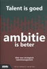 Afbeelding van Talent is goed, ambitie is beter
