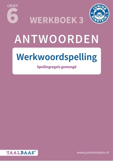 Afbeelding van Taalbaas Werkwoordspelling groep 6 antwoordenboek 3
