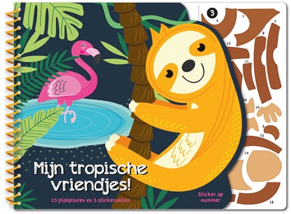 Afbeeldingen van Stickeren op nummer - Mijn tropische vriendjes
