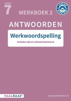 Afbeeldingen van Taalbaas Werkwoordspelling groep 7 antwoordenboek 2