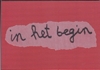 Afbeelding van Collectief Raaf In het begin
