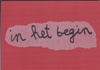 Afbeelding van Collectief Raaf In het begin