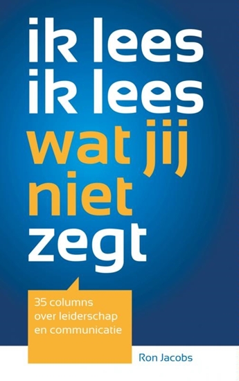 Afbeelding van ik lees ik lees wat jij niet zegt