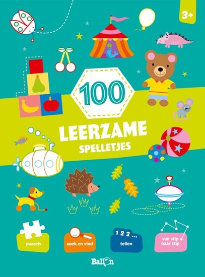 Afbeelding van 100 spelletjes 100 leerzame spelletjes 3+