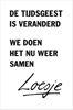 Afbeelding van De tijdsgeest is veranderd, we doen het nu weer samen