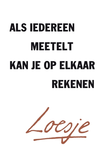 Afbeelding van Als iedereen meetelt, kan je op elkaar rekenen