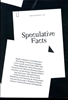 Afbeelding van Speculative Facts