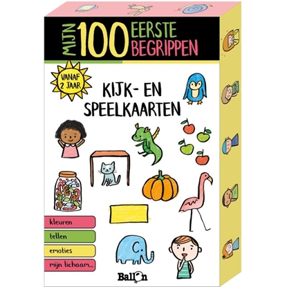 Afbeeldingen van Kijk- en speelkaarten Mijn 100 eerste begrippen