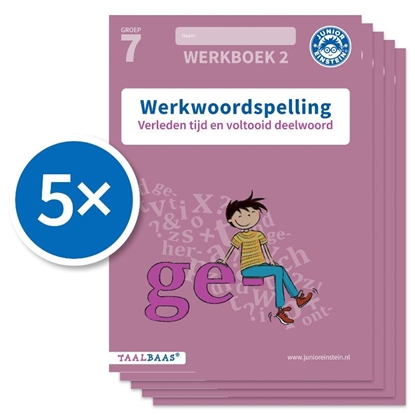 Afbeeldingen van Taalbaas Werkwoordspelling werkboek 2 groep 7 (Set van 5)