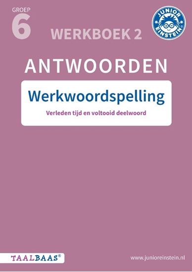 Afbeelding van Taalbaas Werkwoordspelling groep 6 antwoordenboek 2