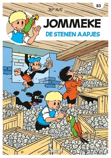 Afbeelding van Jommeke strip - nieuwe look De stenen aapjes
