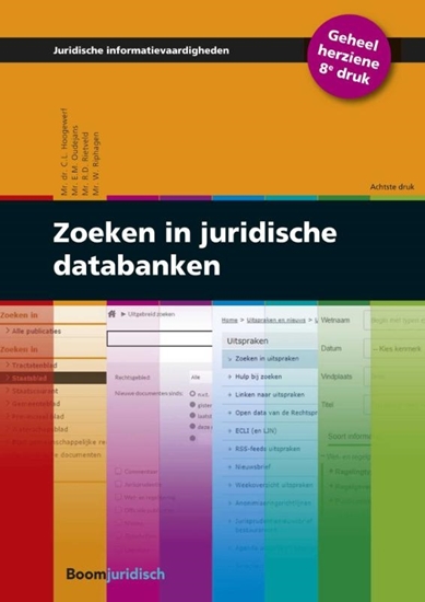 Afbeelding van Juridische informatievaardigheden Zoeken in juridische databanken