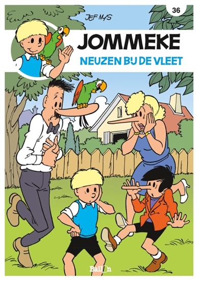 Afbeelding van Jommeke strip - nieuwe look Neuzen bij de vleet