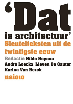 Afbeeldingen van Dat is architectuur