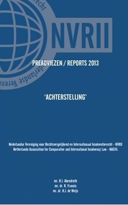 Afbeeldingen van Preadviezen _ Reports 2013 NVRII - NACIIL
