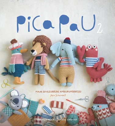 Afbeeldingen van Pica Pau Maak 20 kleurrijke amigurumidiertjes