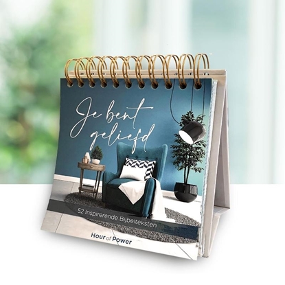 Afbeeldingen van Je bent geliefd bureauklapper