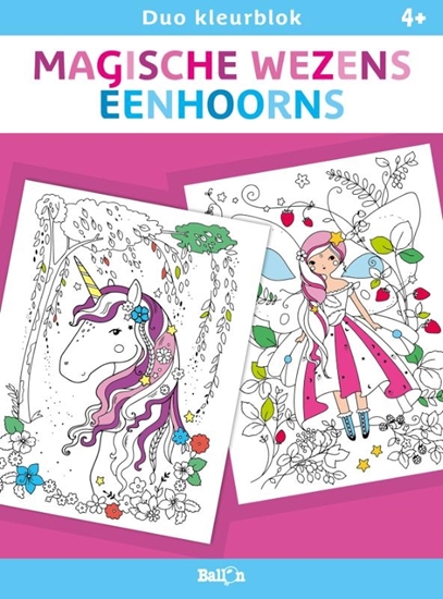 Afbeelding van Duo kleurblokken Magische wezens en eenhoorns