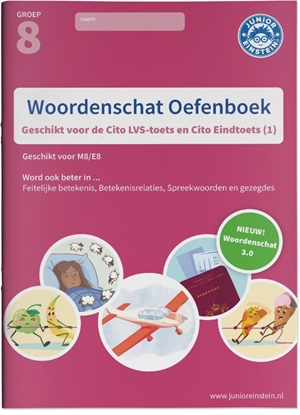 Afbeeldingen van Deel 1 Woordenschat deel 1 Geschikt voor de Cito LVS-toetsen en de Cito Eindtoets - M8/E8 Cito Oefenboek