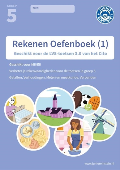 Afbeelding van Rekenen 1 groep 5 Oefenboek