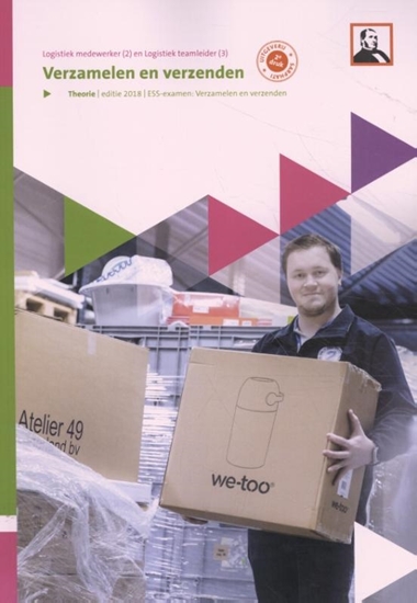 Afbeelding van Verzamelen en verzenden logistiek medewerker 2 en logistiek teamleider 3 Theorieboek