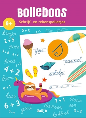 Afbeeldingen van Bolleboos Schrijf- en rekenspelletjes 6+