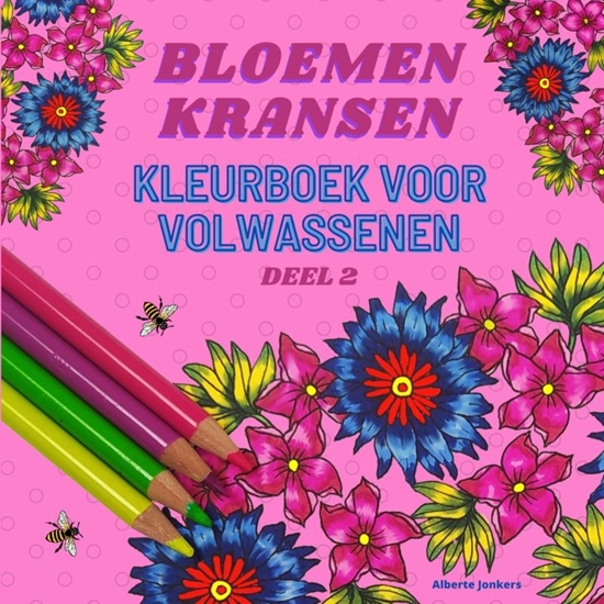 Afbeelding van Bloemenkransen kleurboek voor volwassenen deel 2
