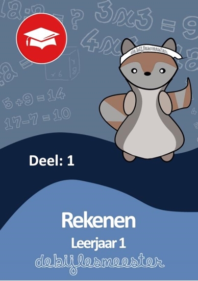 Afbeelding van Oefenboeken De Bijlesmeester Oefenboek Rekenen deel 1 leerjaar 1