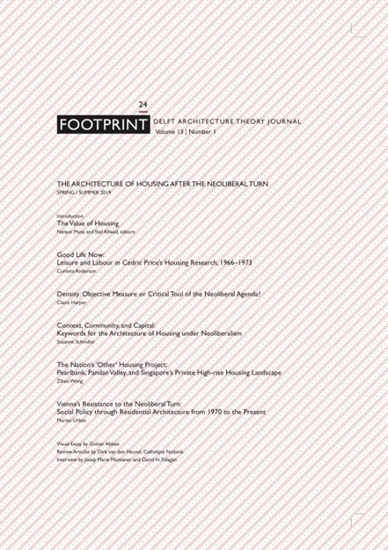 Afbeelding van Footprint Journal Footprint 24 The Architecture of Housing after the Neoliberal Turn