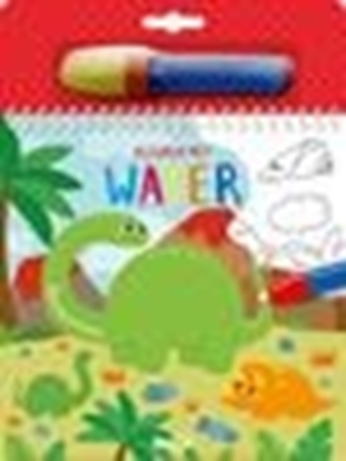 Afbeeldingen van Kleuren met water Dinosaurussen
