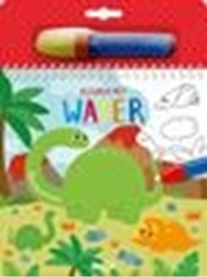 Afbeelding van Kleuren met water Dinosaurussen
