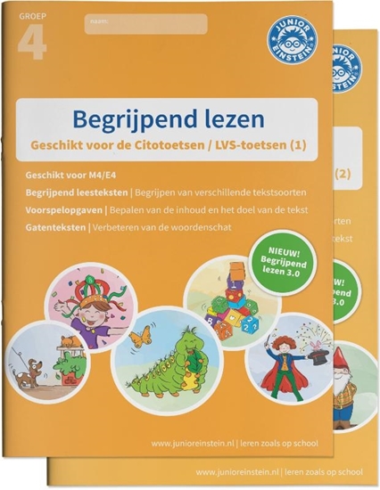 Afbeelding van Begrijpend lezen oefenboeken compleet Compleet pakket, delen 1 en 2