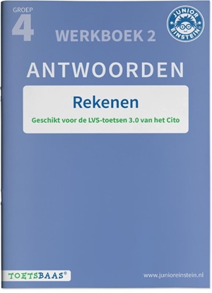 Afbeeldingen van Toetsbaas Rekenen antwoordenboek 2 groep 4 Werkboek