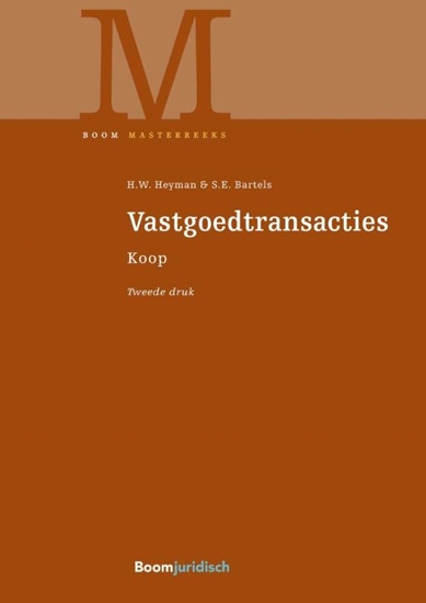 Afbeelding van Boom Masterreeks Vastgoedtransacties