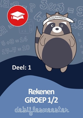 Afbeeldingen van Oefenboeken De Bijlesmeester Rekenen deel 1 groep 1-2