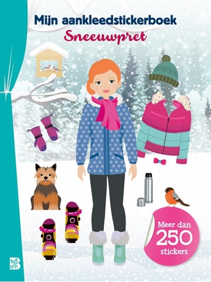 Afbeelding van Fashionistas Mijn aankleedstickerboek: sneeuwpret