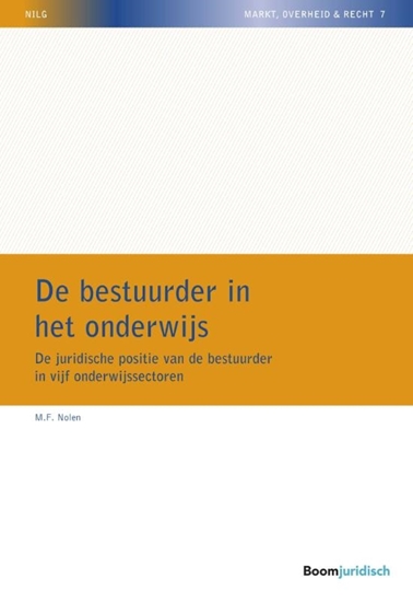 Afbeelding van NILG - Markt, Overheid en Recht De bestuurder in het onderwijs