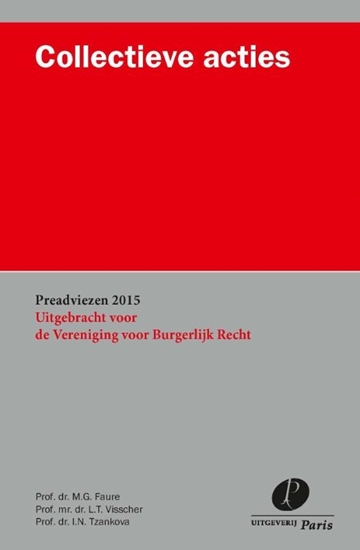 Afbeelding van Preadviezen Vereniging voor Burgerlijk Recht Collectieve acties