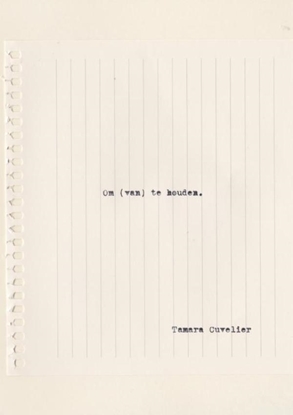 Afbeeldingen van Om (van) te houden.