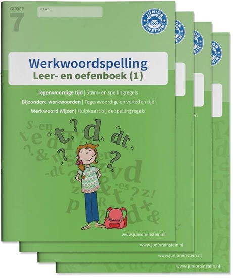 Afbeelding van Werkwoordspelling Groep 7 Leer en oefenboek 1 en Antwoordenboek 1, 2 en 3