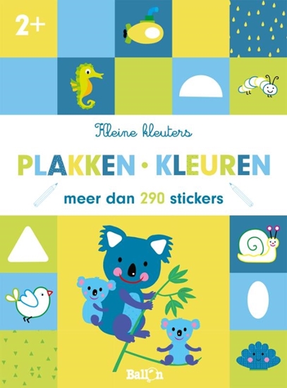 Afbeelding van Kleine Kleuters Plakken en kleuren 2+