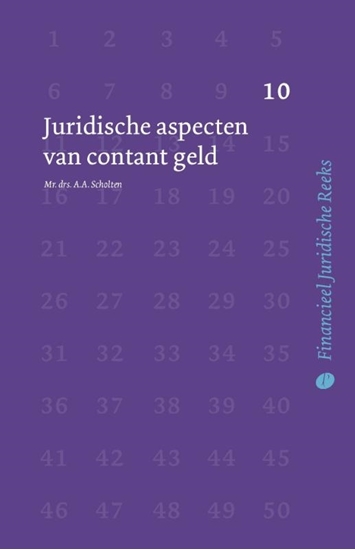 Afbeelding van Financieel Juridische Reeks Juridische aspecten van contant geld