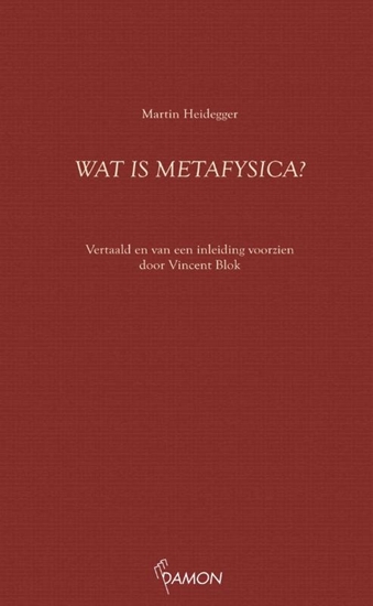 Afbeelding van Heidegger-reeks Wat is metafysica?